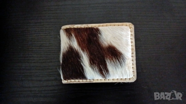 Портфейл естествен косъм и естествена кожа, снимка 2 - Портфейли, портмонета - 53480707