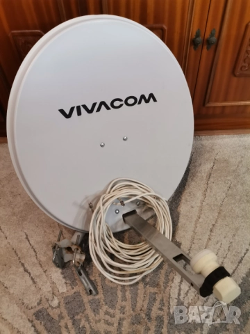Сателитна чиния VIVACOM комплект 60х70 см, снимка 3 - Приемници и антени - 51958319