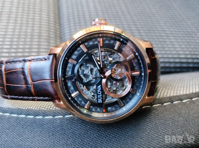 Перфектно състояние Bulova automatic 97A169, бартер, снимка 7 - Мъжки - 53099223