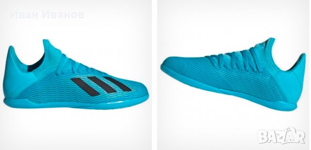футболни обувки за зала   adidas X 19.3 In  номер 36, снимка 5 - Футбол - 36606493