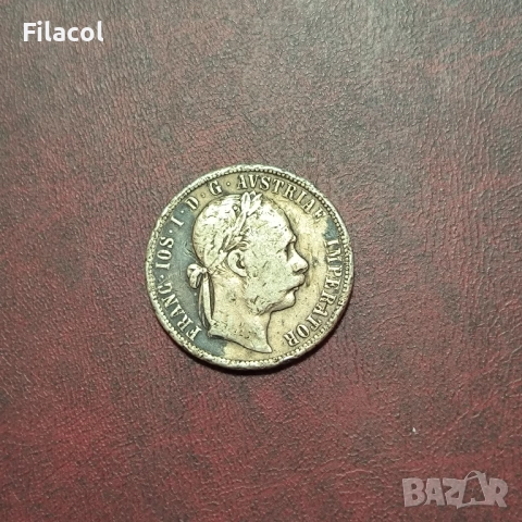 Австрия 1 флорин 1879 година, снимка 2 - Нумизматика и бонистика - 52934208