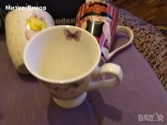 Порцеланова чаша  330 млл нова за кафе-чай-3 броя оригинални, снимка 6 - Чаши - 43327329