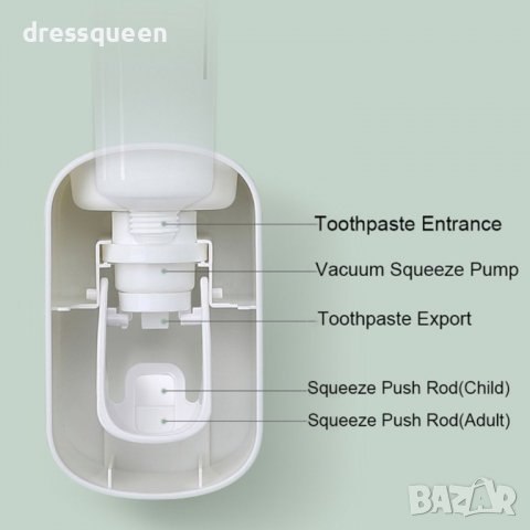 3681 Дозатор за паста за зъби с две позиции, снимка 2 - Други стоки за дома - 37665755