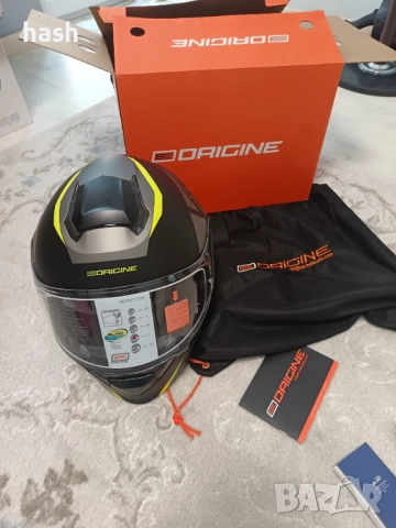 Мотоциклетна каска ORIGINE с Bluetooth, сгъваема, интегрална каска ECE с двоен визьор, снимка 7 - Спортна екипировка - 52582809