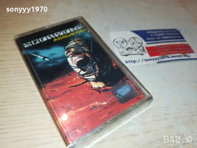 SCORPIONS ACOUSTICA-ORIGINAL TAPE 0212231850, снимка 3 - Аудио касети - 43243603