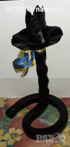 ШВЕДСКИ СВЕЩНИК. КОВАНО ЖЕЛЯЗО. , снимка 4 - Колекции - 32689655