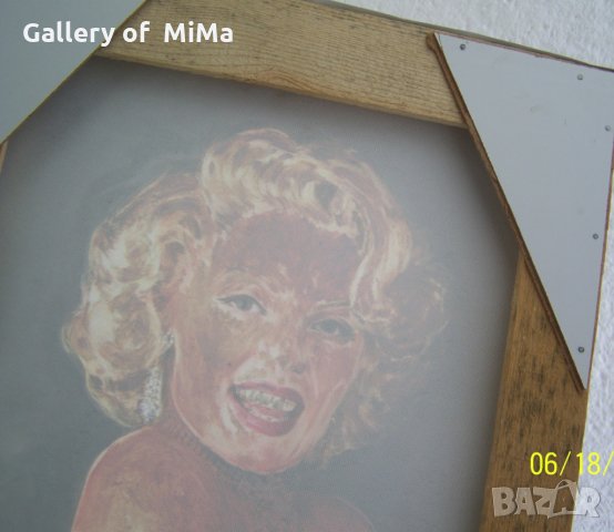 Мерилин.  КАРТИНА 60x30 см, масло, снимка 6 - Картини - 28888355
