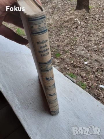 Стара немска книга, снимка 6 - Антикварни и старинни предмети - 53490410