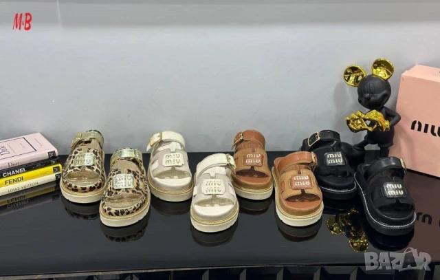 чехли Miu Miu , снимка 3 - Чехли - 50925109