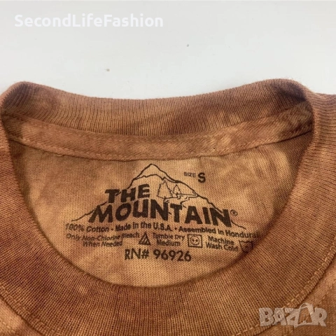 The Mountain Тениска с къс ръкав с английски булдог размер S куче, снимка 2 - Тениски - 52816410