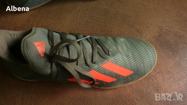 Adidas Ndoor X 19.3 IN J Soccer Shoes Размер EUR 37 1/3 / UK 4 1/2 детски за футбол в зала 187-13-S, снимка 6 - Детски маратонки - 43050615