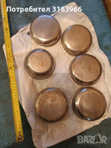 лот 6 броя купи от алпака, снимка 3 - Прибори за хранене, готвене и сервиране - 40052686