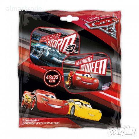 Комплект 2 сенника за кола, Disney Lightning Mcqueen, 36 x 44 cm, снимка 3 - Аксесоари и консумативи - 39334690