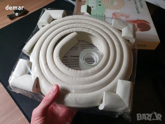 Предпазители за ръбове и ъгли за бебета, черно, 230x3x1.1CM, снимка 7 - Други - 43114034