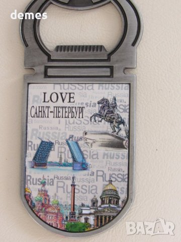 Автентичен 3D магнит-отварачка от Санкт Петербург, Русия, снимка 4 - Колекции - 43975182