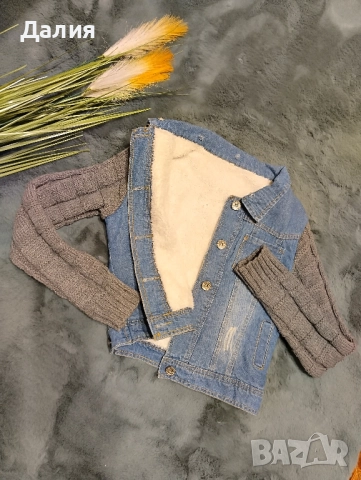 Дамско дънково яке, снимка 2 - Якета - 52187941