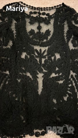 Дантелена блуза, снимка 4 - Блузи с дълъг ръкав и пуловери - 39113842