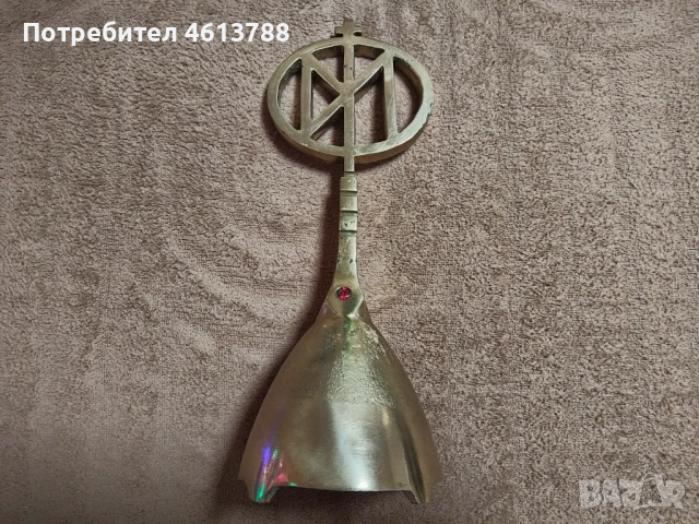 Религиозен масонски бронзов предмет, снимка 6 - Антикварни и старинни предмети - 52806713