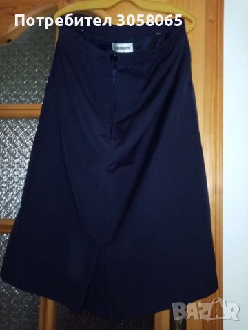 Черна пола L размер, средна дължина