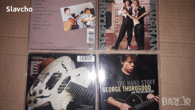 Дискове на - The Vaughan Brothers – Family Style/ George Thorogood & The Destroyers - The Hard Stuff, снимка 2 - CD дискове - 43093889