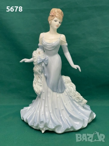 Порцеланова статуетка Coalport, снимка 8 - Статуетки - 53485820