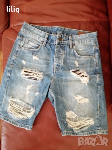 asos оригинални дънкови панталони , снимка 4 - Къси панталони и бермуди - 37719325