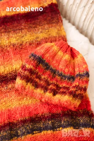 Дамски зимен комплект шапка и шал Zuzanna, 6цвята , снимка 18 - Шапки - 47811852