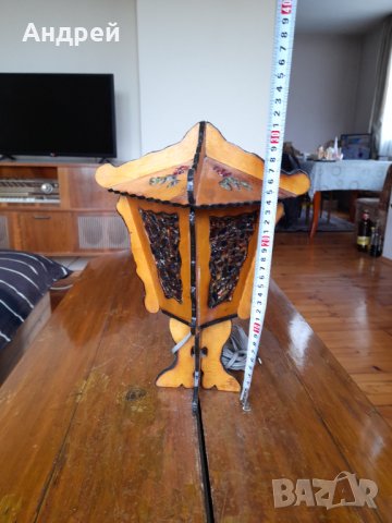 Стара декоративна лампа #7, снимка 3 - Антикварни и старинни предмети - 43091841