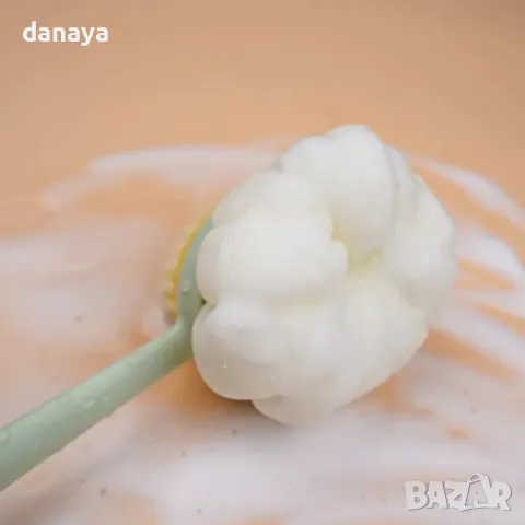 5513 Четка за душ с гъба, тривка за гръб дълга дръжка, снимка 4 - Други - 48167960