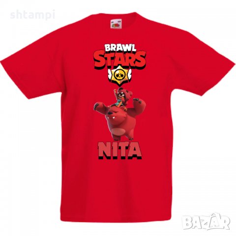 Детска тениска Nita 3 Brawl Stars, снимка 2 - Детски тениски и потници - 32921385