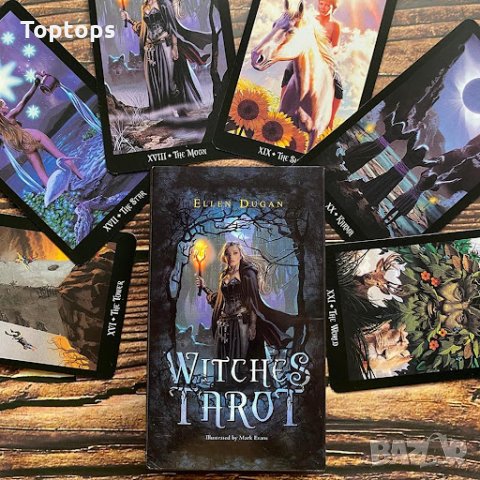 Таро карти: Witches Tarot & Silver Witchcraft Tarot & Everyday Witch Tarot, снимка 14 - Карти за игра - 33679329