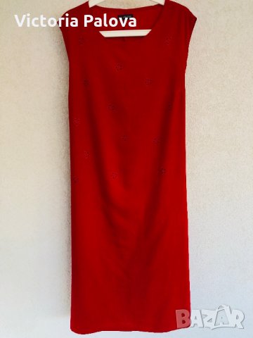 Удобна ленена рокля MONDO, снимка 2 - Рокли - 28477207