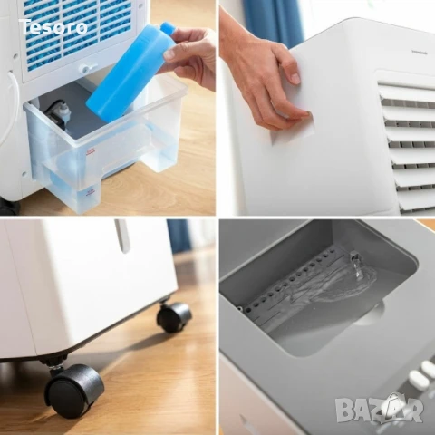 Охладител за въздух и овлажнител Voltz, 65W, 6л., снимка 3 - Овлажнители и пречистватели за въздух - 50934521