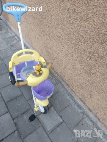 Детска триколка с педали и управление от дръжката, снимка 2 - Детски велосипеди, триколки и коли - 51634136