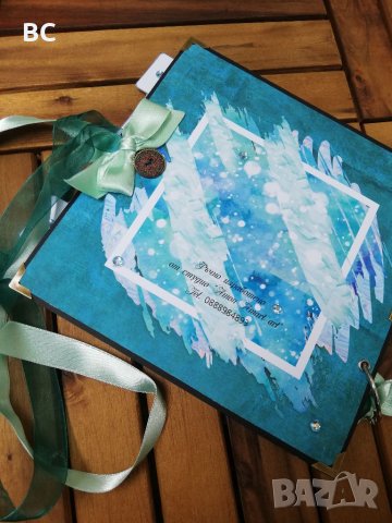 Ръчно изработени албуми 21х21 см. Само по поръчка, персонално надписани и декорирани. , снимка 3 - Сватбени аксесоари - 32905586