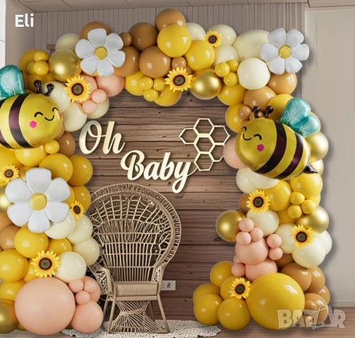 Сет балони (115бр) , снимка 2 - Декорация за дома - 53607114