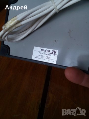 Педал за шевна машина,Контролен педал Sanyo, снимка 5 - Антикварни и старинни предмети - 27408676