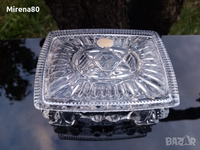 Кристална кутия за цигари или бижута - НОВА !, снимка 3 - Антикварни и старинни предмети - 52281862