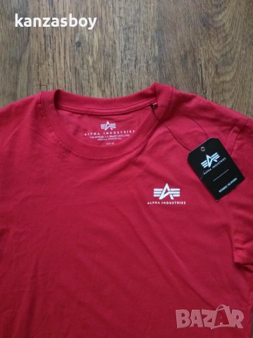 alpha industries 188505/328 speed red - страхотна мъжка тениска НОВА, снимка 3 - Тениски - 40251408