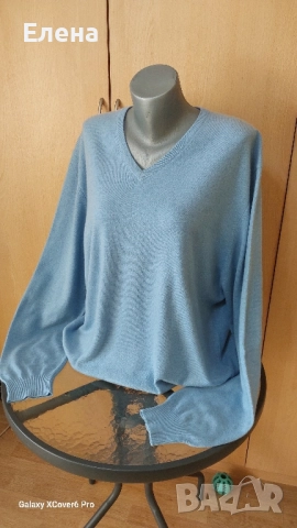 мъжки пуловер.100% кашмир. Gran Sasso.Размер 2XL/ 3XL, снимка 10 - Пуловери - 52583395