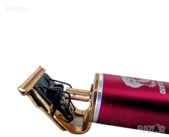 Акумулаторна машинка за подстригване за брада и коса Lexical LHC-5650, 5W, 1200mAh, Червен/Син, снимка 4 - Преси за коса - 52870178