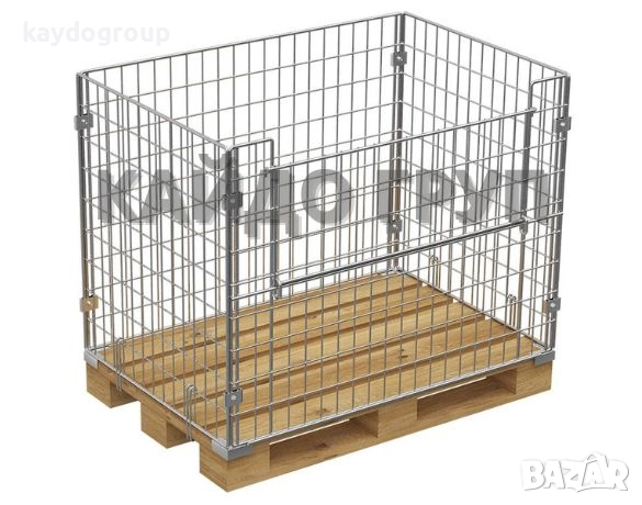 Телен кош, сгъваем, с платформа на колелца, различни размери, снимка 6 - Оборудване за магазин - 52693638