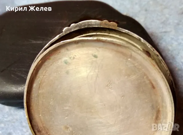 СРЕБЪРНА КАСА от Стар ДЖОБЕН ЧАСОВНИК ВИСОКА ПРОБА СРЕБРО с МАРКИРОВКИ РЪЧНО ОРНАМЕНТИРАНА 48694, снимка 9 - Антикварни и старинни предмети - 48033742