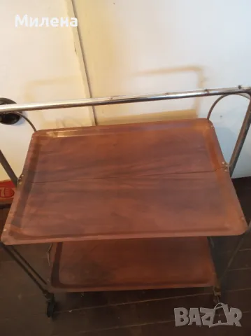 Сгъваема масичка на колелца, снимка 2 - Маси - 50131782