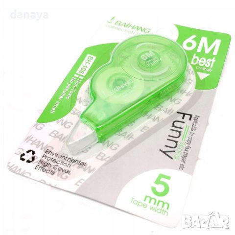 3341 Коректор лента за хартия, 6 м, 5mm, снимка 6 - Ученически пособия, канцеларски материали - 40553279