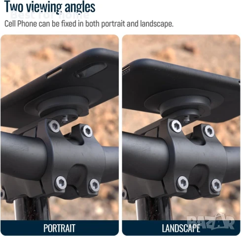 Универсална стойка за телефон за велосипед, снимка 4 - Аксесоари за велосипеди - 51032611