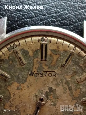 Стар механичен часовник мъжки ВОСТОК СССР за части ремонт КОЛЕКЦИЯ 48083, снимка 2 - Антикварни и старинни предмети - 50140375