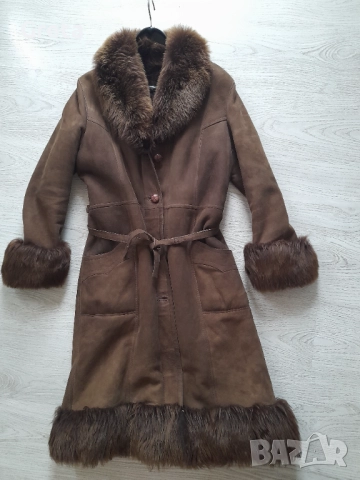 Топъл кожух естествена кожа 