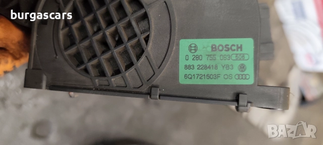 Потенциометър пeдал газ 6Q1721503F / 0 280 755 063 Skoda Fabia II - 80лв, снимка 2 - Части - 51941559