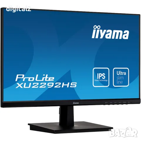 Монитор IIYAMA Japan ProLite, 22", IPS, FHD, 75Hz, 24 месеца Гаранция, снимка 5 - Монитори - 49191663